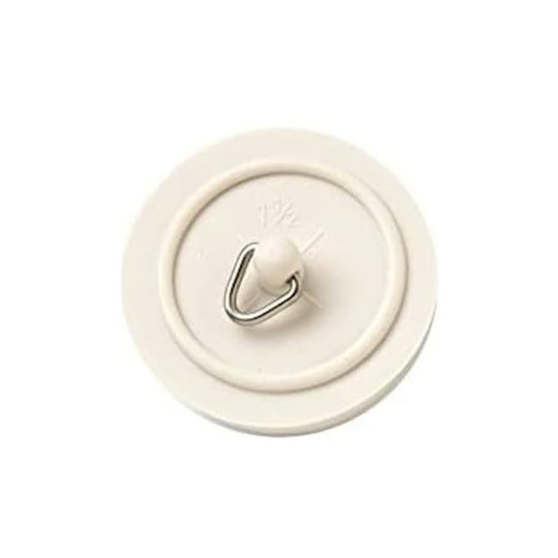 Citystores® 38mm White Bath Plug, 1-1/2" (38mm) Universal Fit for