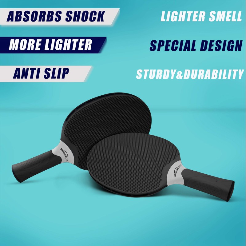 Senston Table Tennis Rackets Set, Professional Table Tennis Bats, Composite
