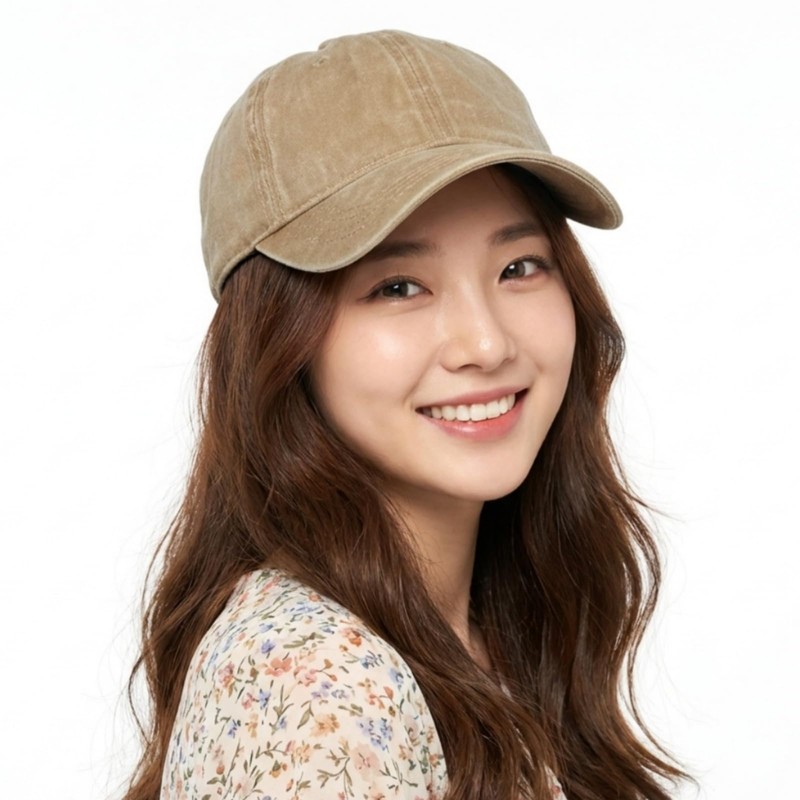 RUNQIU Baseball Cap, Small, Short Brim, Casual, Short Hat, Sweat