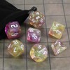 CiaraQ DND Polyhedral Dice Set with Dice Bag for Dungeons