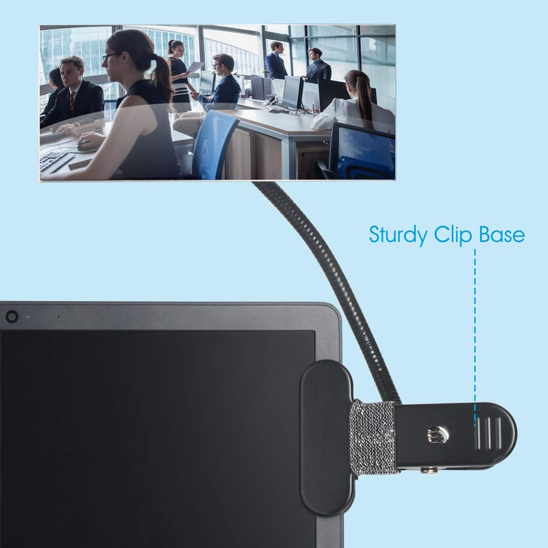 Clip On Security Cubicle Convex Mirror for Personal Safety, Open