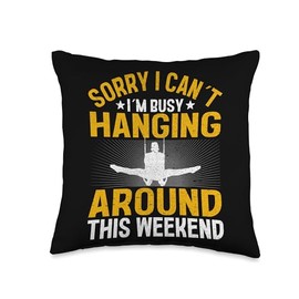 Ring Gymnastics Coach Gymnastics Stuff Ring Gymnast Throw Pillow