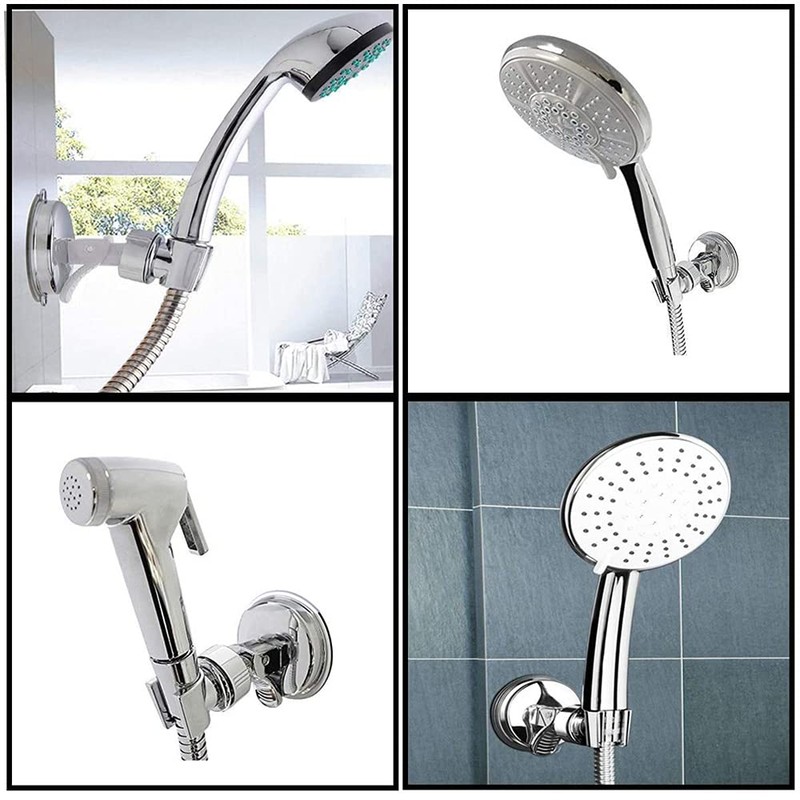 2 x Suction Cup Holder for Shower, Removable Holder with