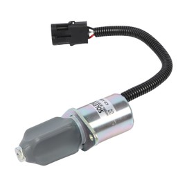 Otobaijeni 3919422 3934972 SA-3665-12 SA-4754-12 1753ES-12A6UC3B1S1 3934171 3800603 12V Fuel Shut Off Solenoid Valve for Ford Cummins 5.9L 8.3L Engine Aftermarket Replacement Parts