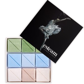 ESTEAM Shower Steamers – Ballet Design – 18 Shower Steamers with Essential Oils – Spa Self Care Gift Set for Women – Aromatherapy for Relaxation