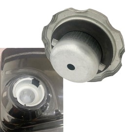 QYMOTO Upgraded CT200U Metal Gas Cap Fuel Tank Cap Tight Seal No Spillage for Coleman CT200U EX,BT200X,Baja MB165 MB200 Axis M200 Minibike Predator 212 Gas Tank Cover Metal Lid