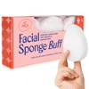 [12 Pack] Regular Exfoliating Facial Sponge for Face - Daily