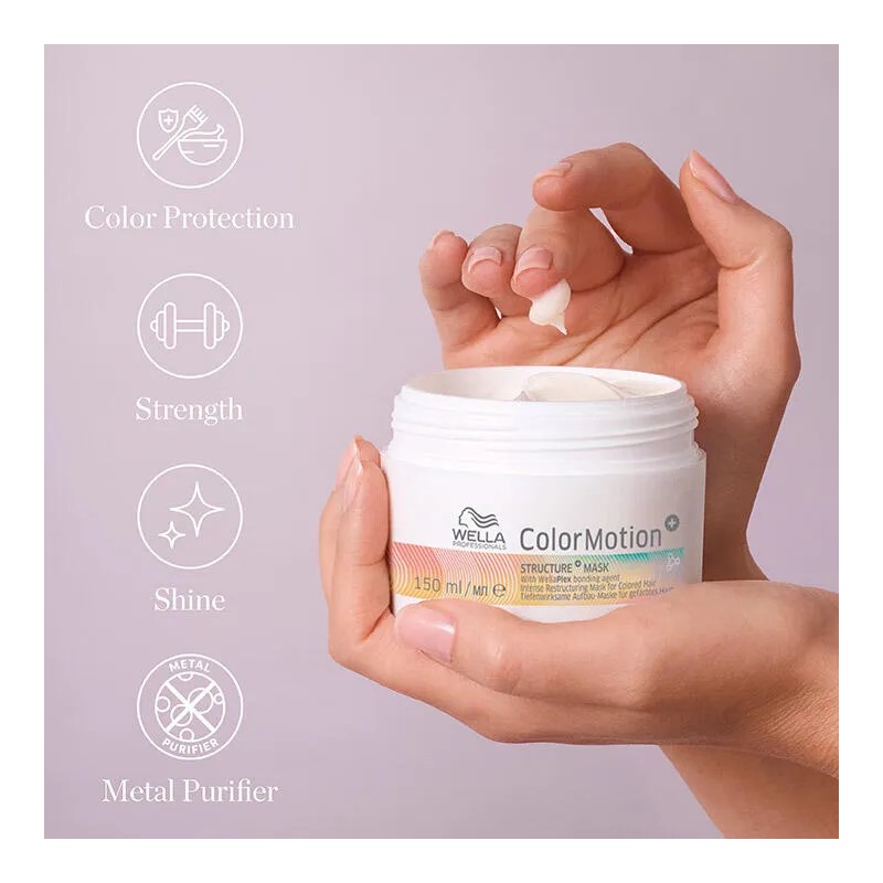 Mascarilla Wella Color Motion 150 Ml Reparación Capilar