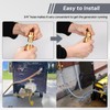 Lezbanz 3/4 Inch Natural Gas Hose for Generator with Quick