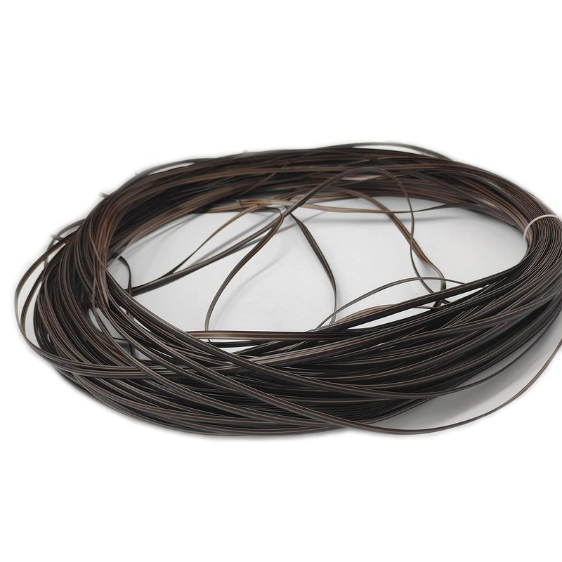 RNY 300 feet Coffee Polyethylene Plastic Rattan Wicker for Repair