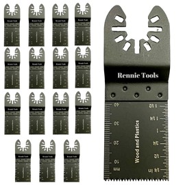 Rennie Tool Company 35mm Wood Cutter Saw Blades Set Compatible with Dremel Fein Multimaster Makita Etc Oscillating Multi Tool Pack of 15