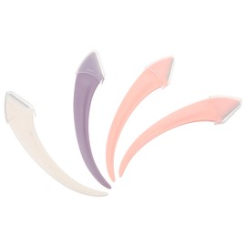 minkissy Men Women Eyebrow Tool Set 4pcs Curved Handle Brow Razors Durable Skin Friendly Ideal for Travel