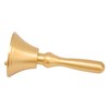 Hand Call Bell Easy Cleaning Portable Brass Material 13x6.5cm Decorative