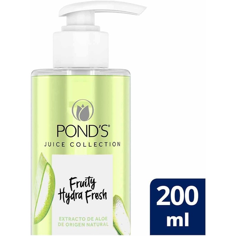 Gel Limpiador Facial Pond's Fruity Hydra Fresh Aloe 200 ml