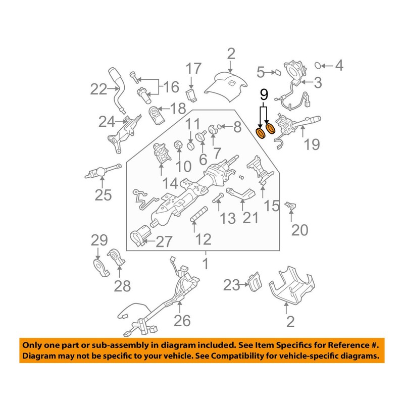 General Motors GM OEM Steering Column-Shaft Bearings 26001827