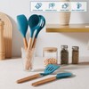 E-far Silicone Cooking Utensils Set, 5-Piece Kitchen Utensils Set with
