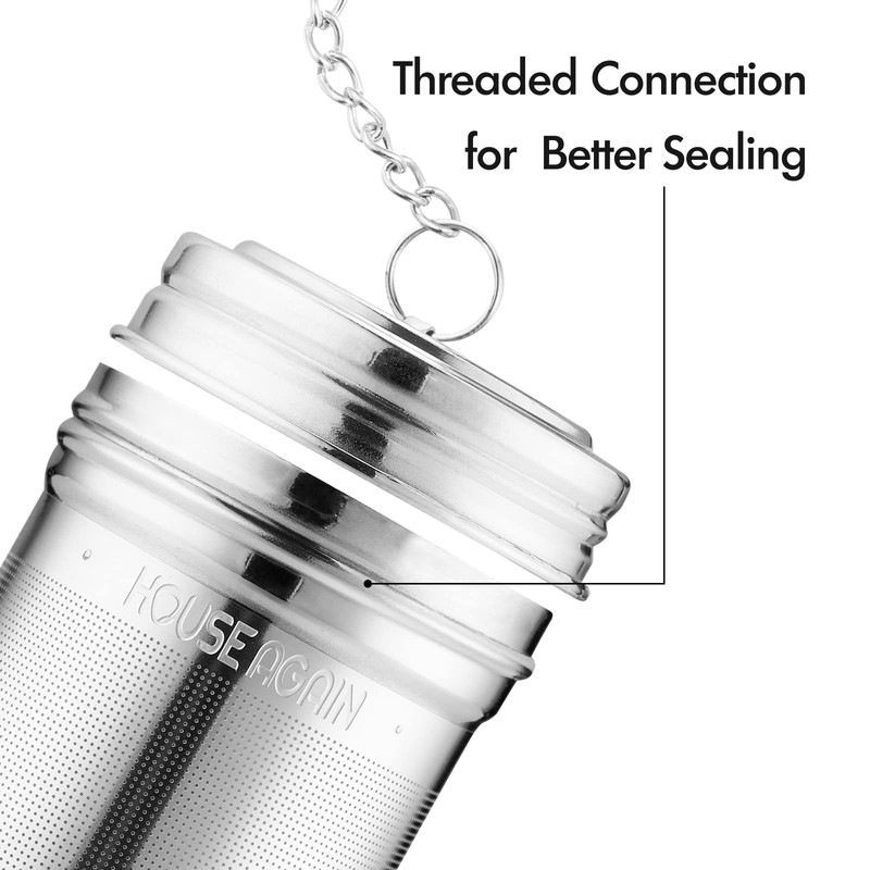 House Again Tea Infuser (2 Pack, Large + Small), Extra
