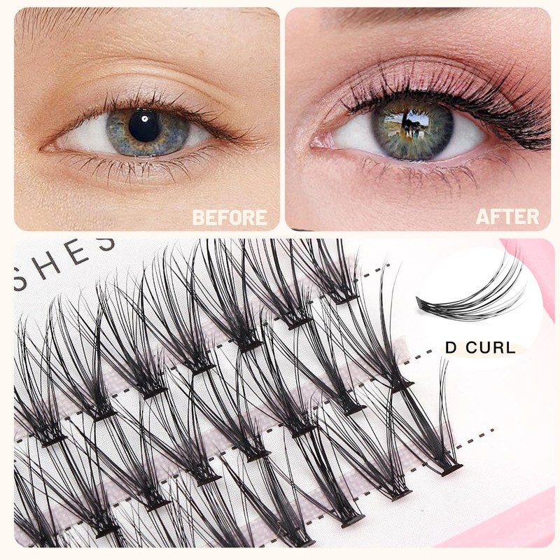Bodermincer 20D Soft 0.07 C Curl Lash Clusters - Individual