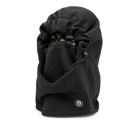 Volcom Men's Hydro Fleece Hood Snowboard Neck Warmer, Black S5
