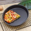 TOPINCN Pizza Pan Round Oven Tray Baking Tools Nonstick Dish