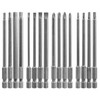 Evponk 16 Pcs Long Screwdriver Drill Bit Set 1/4" Hex