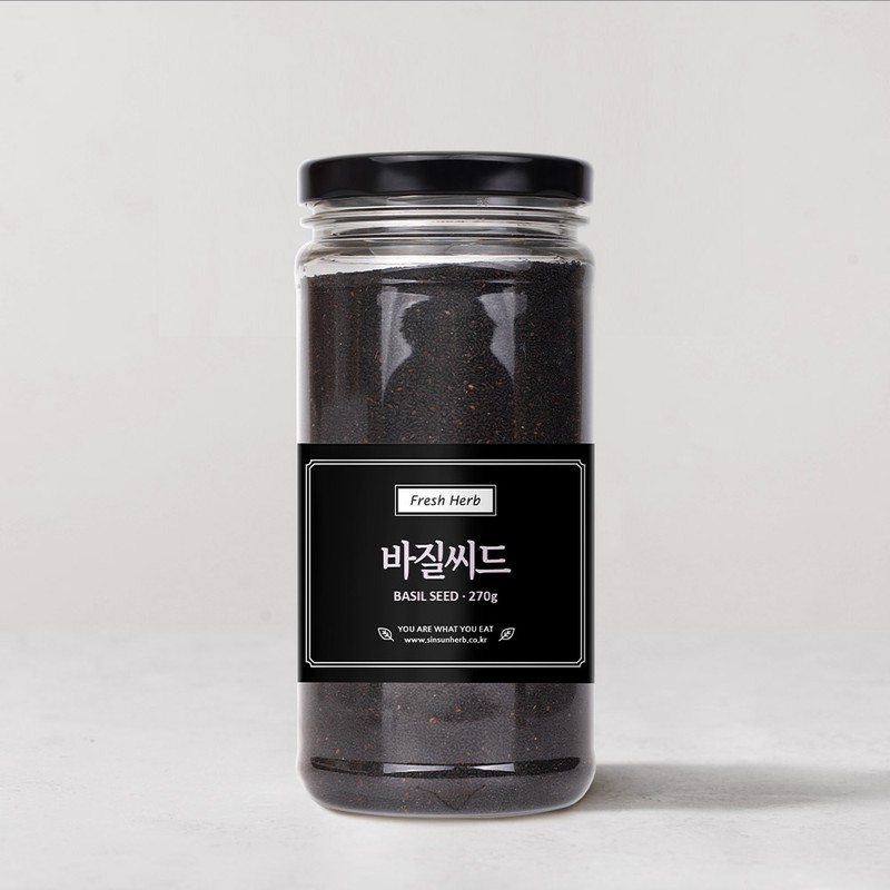 Fresh herbal basil seeds 270g / 신선약초 바질씨드 270g