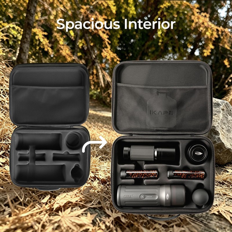 IKAPE Portable Espresso Maker Carrying Bag And Stand Holder Set,