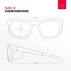 Riley Navigator X Premium Safety Glasses for Work – Anti-Fog,