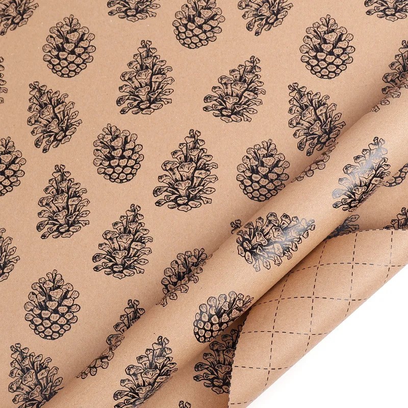 Christmas Wrapping Paper Roll for Holiday Gifts – Pine Needle