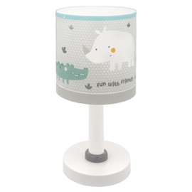 Dalber Rhino & Croco Rhino & Croco Children's Table Lamp Bedside Lamp White