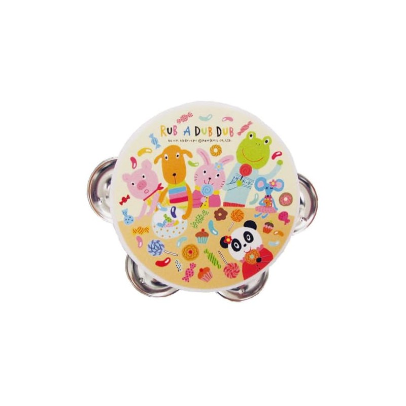 Monsueil Love Dab Dub R. Mini Tambourine Blue 31019