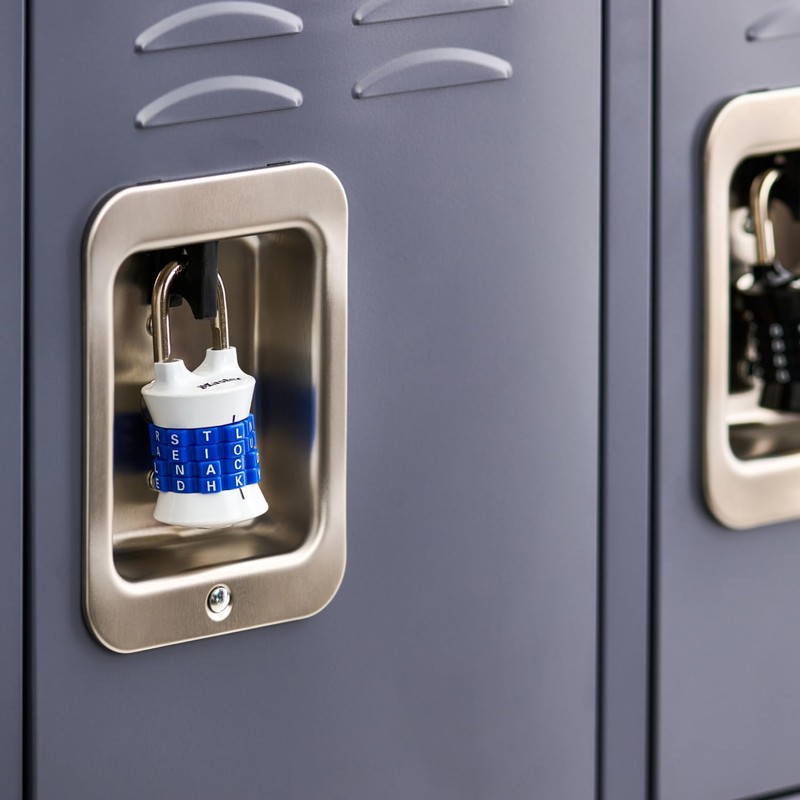 Master Lock Word Combination Lock, Set Your Own Word Letter