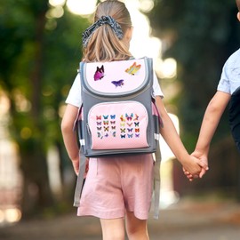 Amabro 12 Pieces 3D Butterfly Stickers for Kids, Colorful Spring Flower Puffy Stickers Party Supplies Decoration for Scrapbooking Teacher Classroom