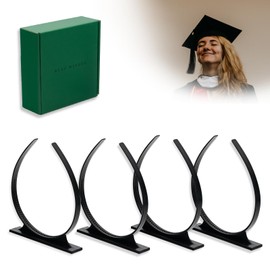 Lifracl 4 Pack Graduation Cap Headband - An Elegant Upgrade for Your Cap and Hairstyle, Securely Holding Your Look with an Adhesive Strip, a Must-Have Accessory and Present for Graduates.