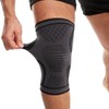 OC1165 High Elasticity 3D Woven Breathable Knee Joint Protector 1P Black SMALL (11651) 3ea