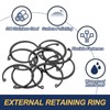 PATIKIL 10 Pcs Internal Retaining Rings, 55mm C-Clip Snap Ring