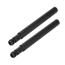 EVGATSAUTO Presta Valve Extender, Presta Valve Extender 80Mm, 2Pcs 60mm Bicycle Presta Valve Extender Inner Tyre Valves Extension (black)