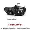 JSBOYAT Headlight Assembly Fit for 2005 2006 Toyota Tundra 4-door