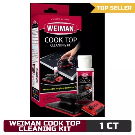 Weiman Cook Top Complete Cleaning Kit - Essentials for Glass/Ceramic Stoves