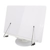 Book Reading Stand Foldable 360 Degree Rotating Book Stand Acrylic