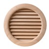 La Ventilazione LGRS125F Ventilation Grille Round Beech Wood for Installation
