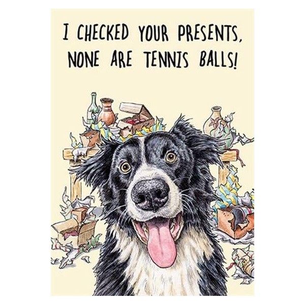 Male/Female Birthday Card - General Funny Dog Card for Men/Women