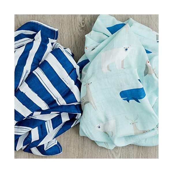 GRACED SOFT LUXURIES 2-Pack Swaddle Blanket Ultra Soft Luxury Decorative