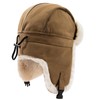 Clakllie Russian Winter Trapper Hat Aviator Hat Bomber Hat Warm