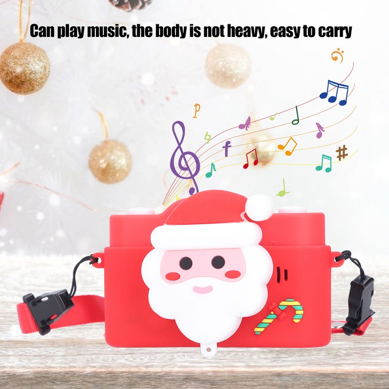 Kids Camera Santa Claus Video Dual Camera Music Cartoon USB