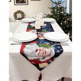 Wizardi Christmas Table Runner Santa Claus F07M5-8C