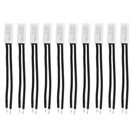 Kuuleyn KSD9700 Temperature Switch, Normally Open Temperature Switch, Thermal Protection, Plastic Probe (50 ℃), Pack of 10