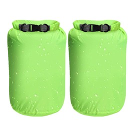 2 Pcs Dry Bags Lightweight Dry Sacks Waterproof Floating Bag Drifting Bag Ultimate Dry Sack for Outdoor Hiking Fishing Water Sports(10L Green)