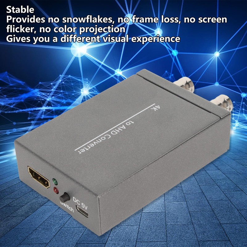 Sanpyl to AHD Converter, 1 in 2 Out 4K 1080P