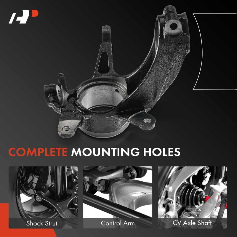 A-Premium Front Suspension Steering Knuckle Compatible with Honda Civic 2017-2019